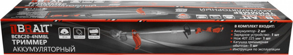 Изображение товара Триммер аккумуляторный Brait BCBC20-4NMBL