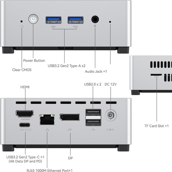 Изображение товара Неттоп Minisforum UN100L 16GB/512GB