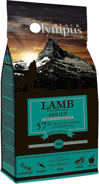 Изображение товара Сухой корм для собак Black Olympus Adult Medium Lamb&Brown Rice (12кг)