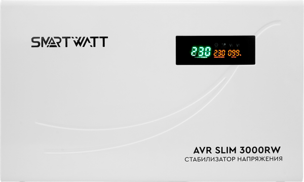 Изображение товара Стабилизатор напряжения SmartWatt AVR Slim 3000RW