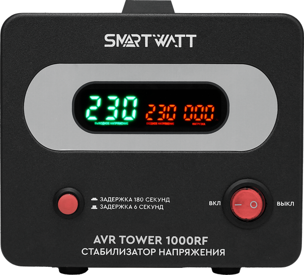 Изображение товара Стабилизатор напряжения SmartWatt AVR Tower 1000RF