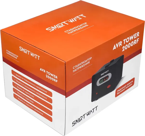 Изображение товара Стабилизатор напряжения SmartWatt AVR Tower 2000RF