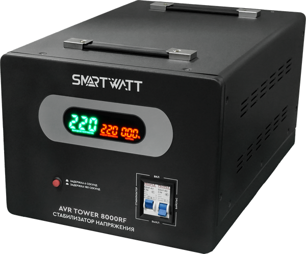 Изображение товара Стабилизатор напряжения SmartWatt AVR Tower 8000RF