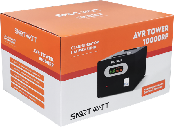 Изображение товара Стабилизатор напряжения SmartWatt AVR Tower 10000RF