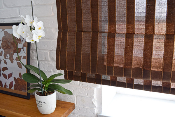 Изображение товара Римская штора Delfa Макси Werona / СШД-02М-285/7210 (130x160, шоколад)