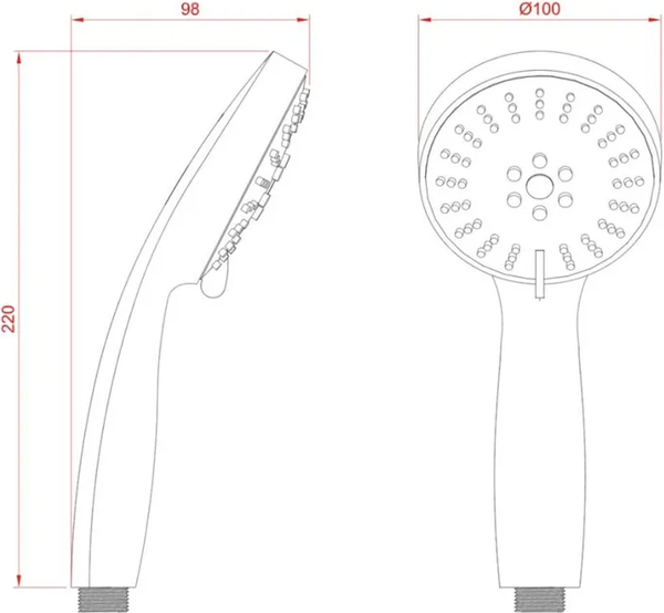 Изображение товара Лейка ручного душа Diadonna D10-19031