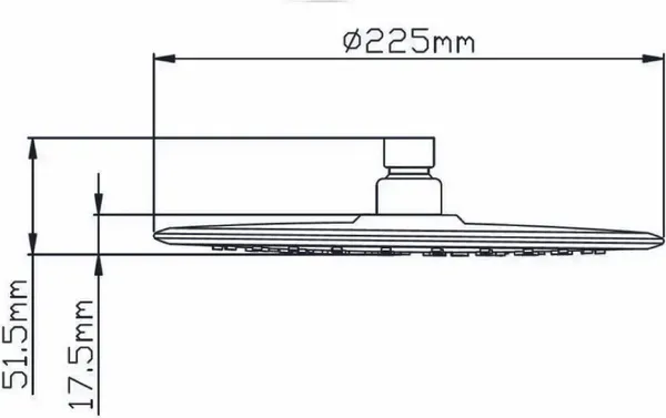 Изображение товара Лейка верхнего душа Potato P113