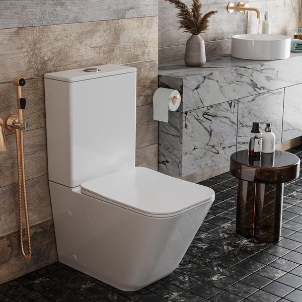 Изображение товара Унитаз напольный Roxen Amati Tornado 600165-01 Rimless Soft Close NC