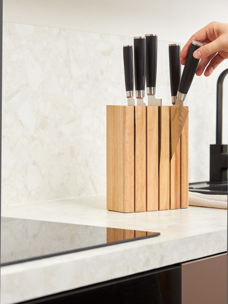 Изображение товара Подставка для ножей Liberty Jones Hevea / LJ0000407 (светлое дерево)