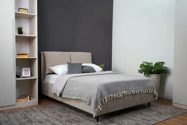 Изображение товара Двуспальная кровать ДСВ Венеция 1.4 (бежевый)