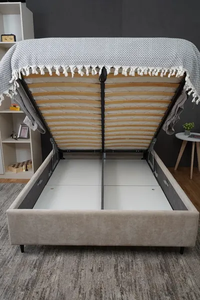 Изображение товара Двуспальная кровать ДСВ Венеция 1.4 (бежевый)