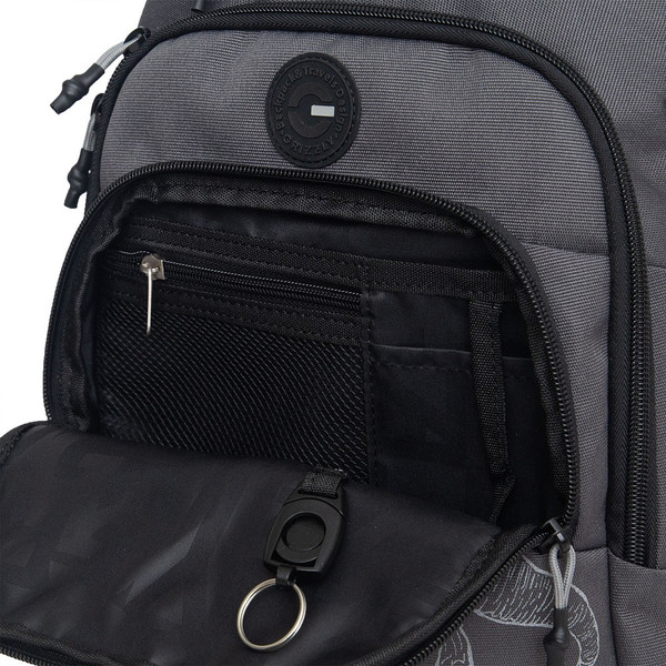 Изображение товара Школьный рюкзак Grizzly RB-450-3f (серый)