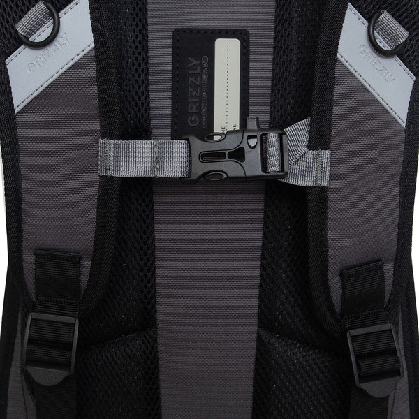 Изображение товара Школьный рюкзак Grizzly RB-450-3f (серый)