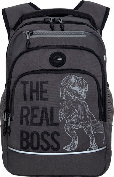 Изображение товара Школьный рюкзак Grizzly RB-450-3f (серый)