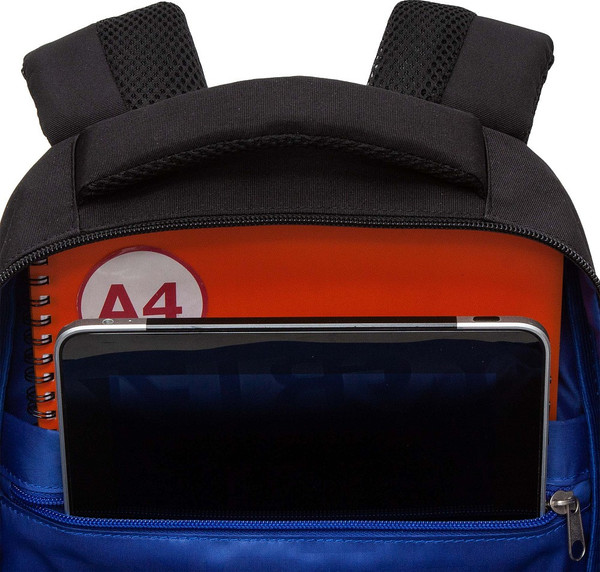 Изображение товара Школьный рюкзак Grizzly RB-452-3f (черный/синий)