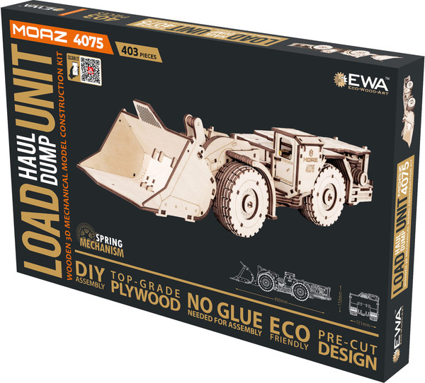 Изображение товара Погрузчик игрушечный EWA МоАЗ-4075