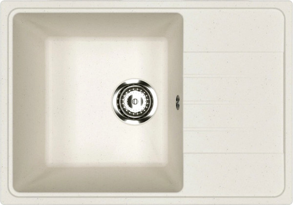 Изображение товара Мойка кухонная Mixline ML-GMU06 556729 (белый камень)
