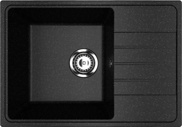 Изображение товара Мойка кухонная Mixline ML-GMU06 556732 (черный камень)