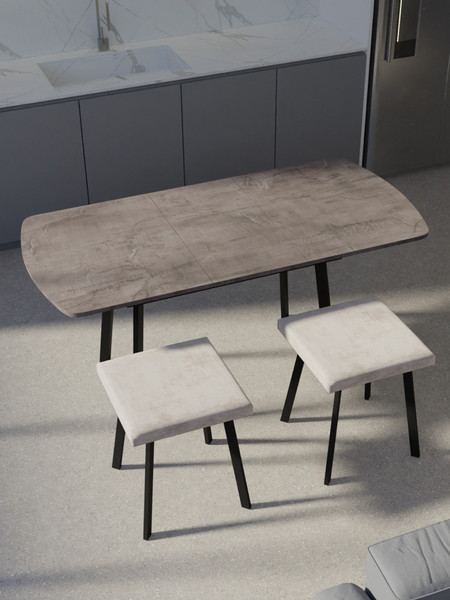 Изображение товара Табурет Макс Стайл Тб-350/30/МСТ (миндаль бежевый)