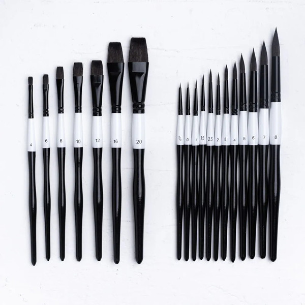 Изображение товара Кисть для рисования Малевичъ Blanka №0 / 751000 (круглая)