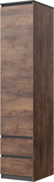 Изображение товара Шкаф-пенал MySTAR Сноули 450 ИВ-121.16 (таксус/графит)