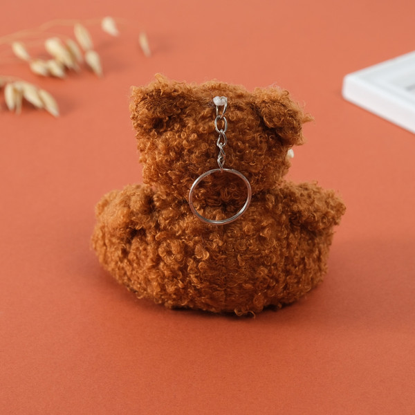 Изображение товара Брелок Sima-Land Игрушка. Мишка коричневый с бантиком / 10603353