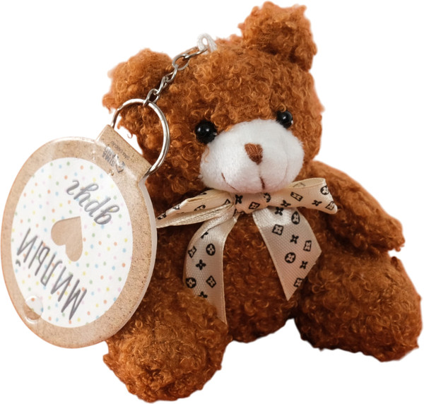 Изображение товара Брелок Sima-Land Игрушка. Мишка коричневый с бантиком / 10603353