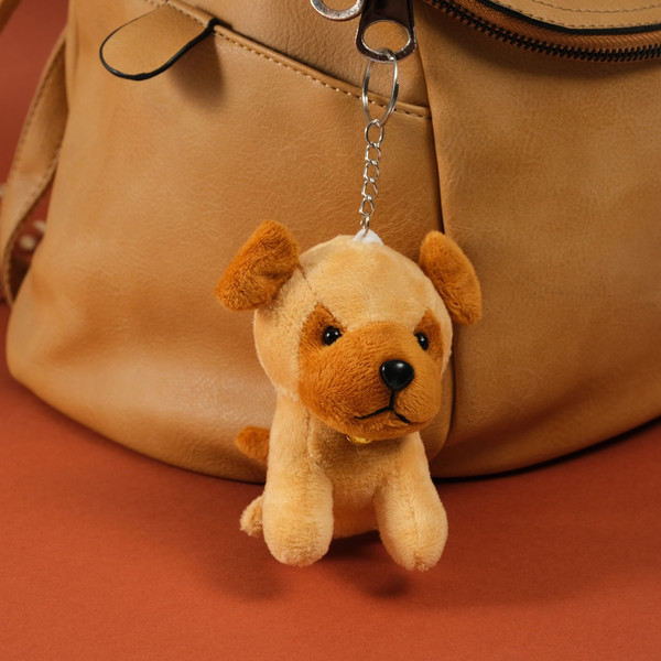 Изображение товара Брелок Sima-Land Игрушка. Милый щенок / 10603354 (коричневый)
