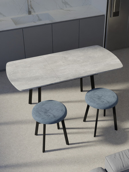 Изображение товара Табурет Макс Стайл Тб-350/4К30/МСТ (темно-серый)