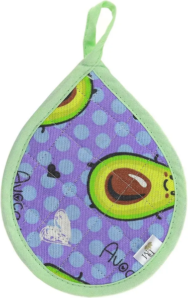 Изображение товара Набор прихваток Домашняя мода Авокадо Вид 2/2 Капелька 18x20 (2шт)