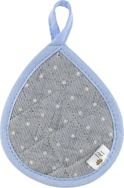 Изображение товара Набор прихваток Домашняя мода Горошек на льне Капелька 18x20 (2шт)