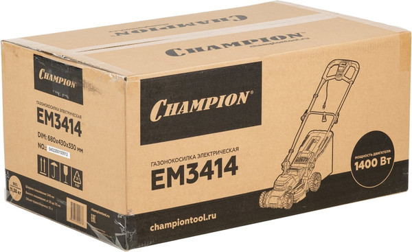 Изображение товара Газонокосилка электрическая Champion EM3414