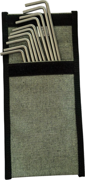 Изображение товара Набор колышков для палатки СИБТЕРМО Нержавейка в чехле + растяжки 4шт / 01410303