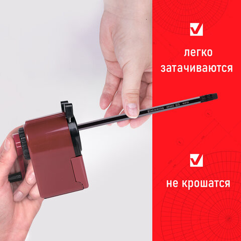 Изображение товара Набор простых карандашей Brauberg Style / 181719 (12шт)