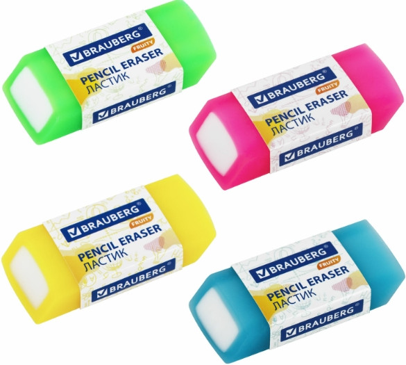 Изображение товара Набор ластиков Brauberg Fruity / 271343 (4шт)