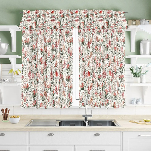 Изображение товара Комплект штор Домашняя мода Сардиния (2 шторы 110х160, ламбрекен 326х34)