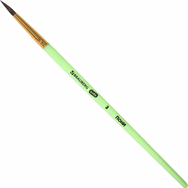 Изображение товара Набор кистей Brauberg Kids. Пони / 201074 (3шт)