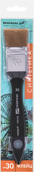 Изображение товара Кисть для рисования Brauberg Art Синтетика №30 / 201035 (флейц)