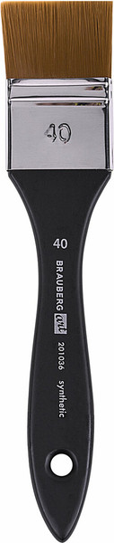 Изображение товара Кисть для рисования Brauberg Art Синтетика №40 / 201036 (флейц)