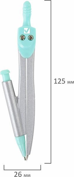 Изображение товара Готовальня Brauberg School Kit / 210715 (персиковый)