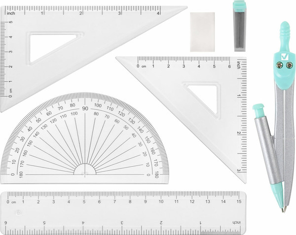 Изображение товара Готовальня Brauberg School Kit / 210716 (мятный)