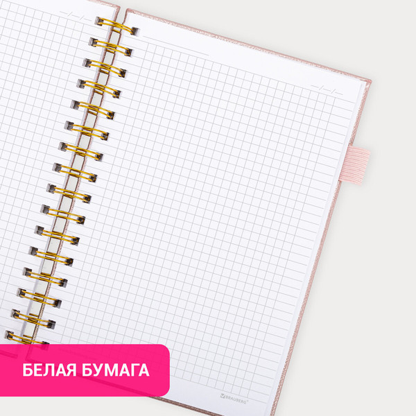 Изображение товара Тетрадь Brauberg Calipso / 116251 (80л, розовый)