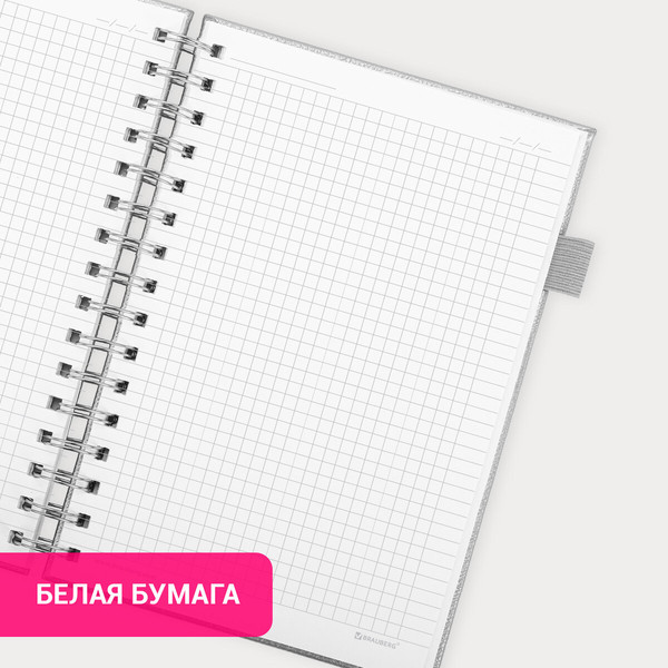 Изображение товара Тетрадь Brauberg Calipso / 116253 (80л, серый)