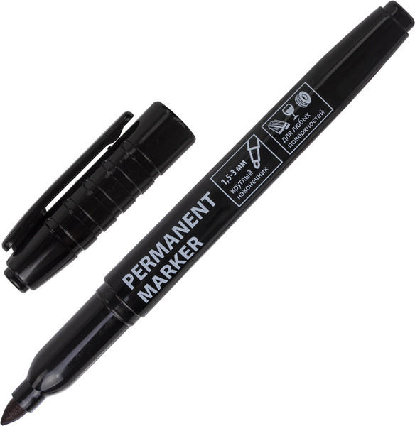 Изображение товара Маркер перманентный Brauberg 151629 (черный)