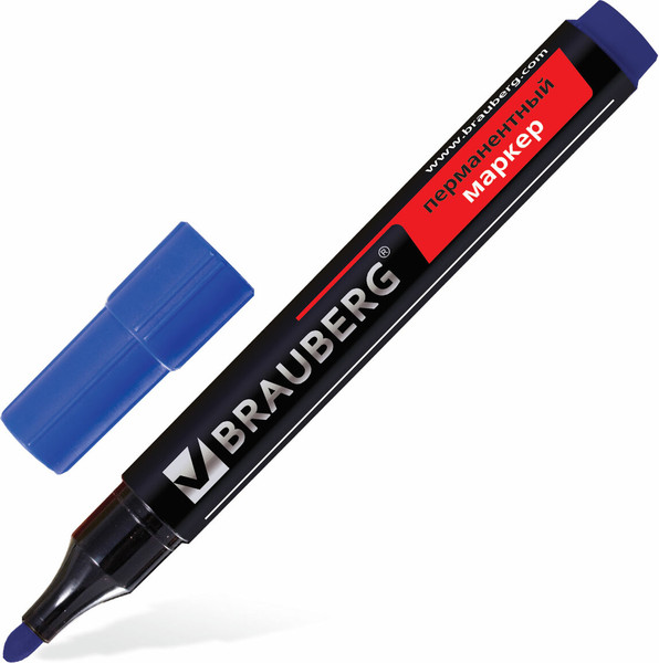 Изображение товара Маркер перманентный Brauberg 150466 (синий)