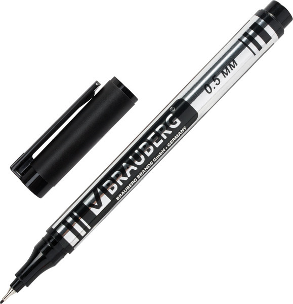 Изображение товара Маркер перманентный Brauberg Jet / 150507 (черный)