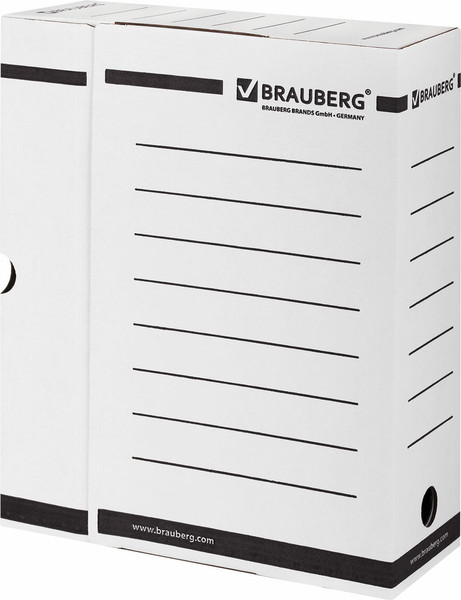 Изображение товара Коробка архивная Brauberg 124848 (белый)