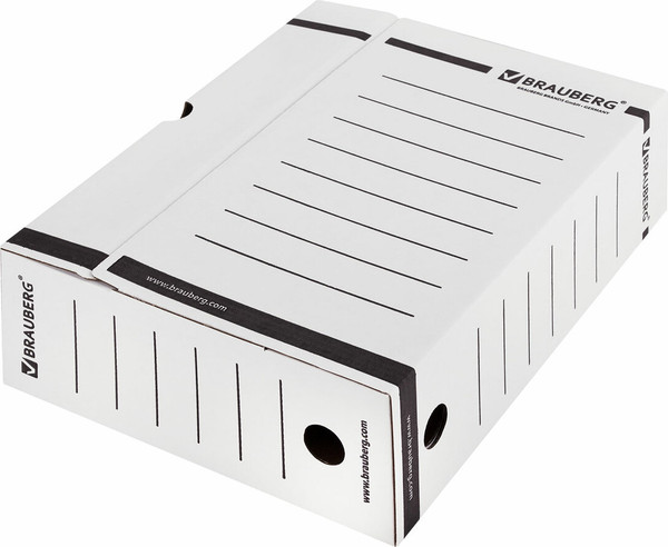 Изображение товара Коробка архивная Brauberg 124848 (белый)