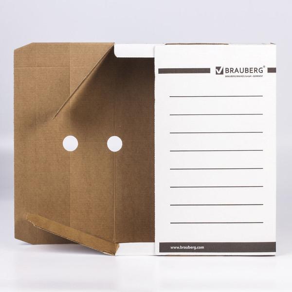 Изображение товара Коробка архивная Brauberg 121485 (белый)
