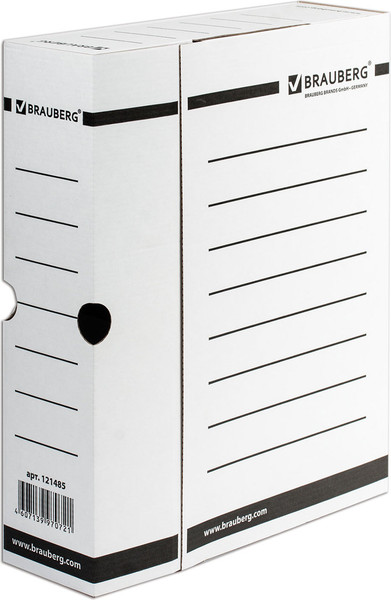 Изображение товара Коробка архивная Brauberg 121485 (белый)